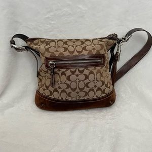 Coach original print vintage shoulder bag